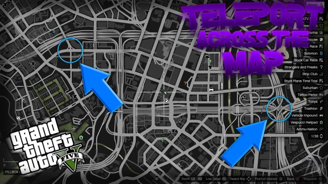GTA 5 ONLINE - HOW TO INSTANTLY TELEPORT ANYWHERE ON THE MAP (GTA 5 Tips & Tricks)