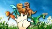 Dinosaurs Finger Family Songs | Dinosaurs Cartoon Nursery Rhymes Collection | T-REX Cartoo