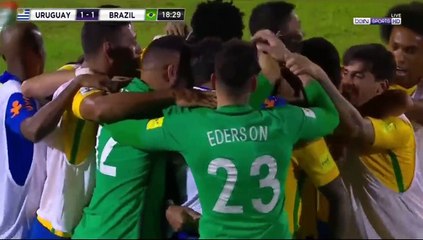 All Goals & highlights HD - Uruguay 1-4 Brazil - 23.03.2017 HD