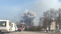Residents Evacuated After Major Blast at Ukraine Ammunition Depot