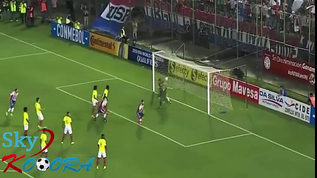 أهداف مباراة باراجواي و الإكوادور 2-1