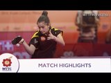 2016 World Championships Highlights: Li Xiaoxia vs Claudia Caymel