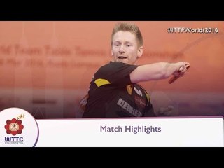 2016 World Championships Highlights: Ruwen Filus vs Benjamin Brossier