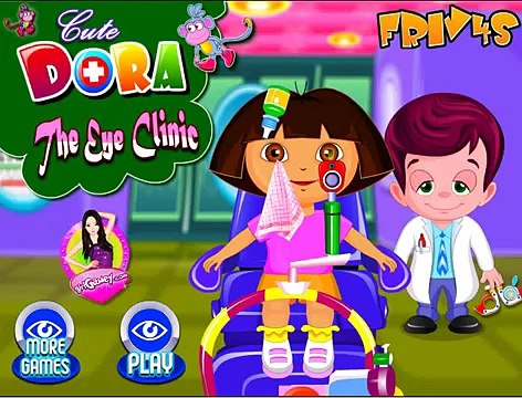 Dora Médico de los Ojos de la Clínica Episodio de Dora la exploradora Bebé Juegos de Médico Completo de Juegos para niños