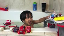 Disney Cars Toys Bath Balls Japanese Surprise Toys McQueen Mater Thomas Trains Ryan ToysRe