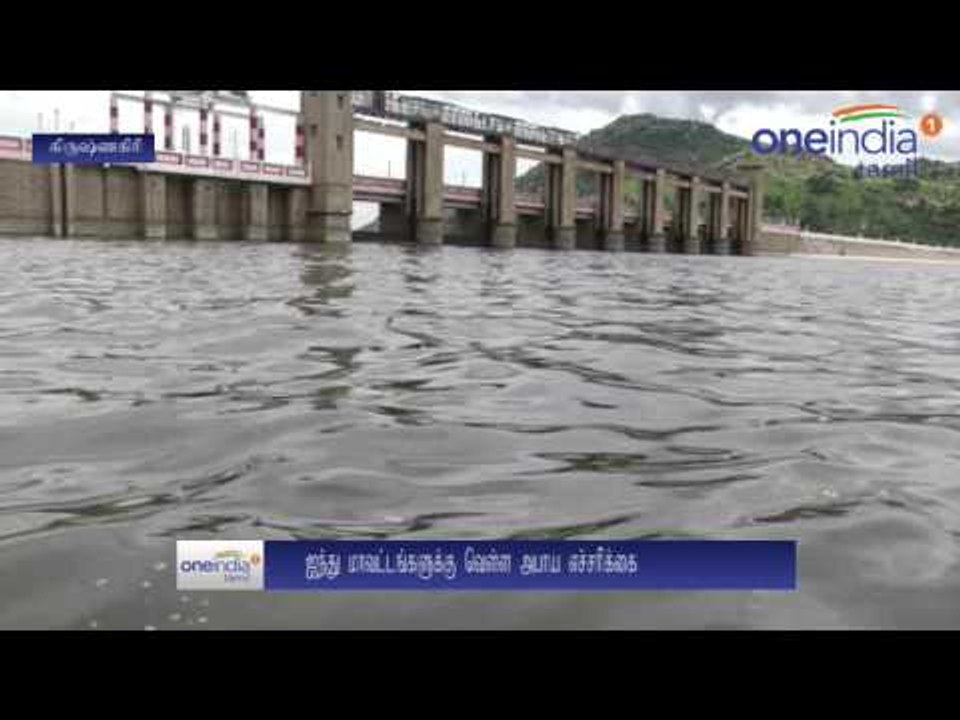 கர்நாடகாவில் கனமழை... கிருஷ்ணகிரி அணைக்கு நீர்வரத்து அதிகரிப்பு... வெள்ள எச்சரிக்கை- வீடியோ