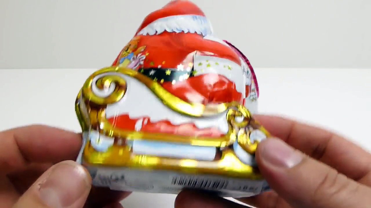 Kinder Maxi Surprise Eggs Santa Claus Christmas 2016 and Happy New Year 2017 EDITION