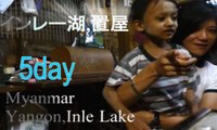 ミャンマー旅行!5d,首長族!電車で!寺!インレー湖!Inle Lake,Kayan people