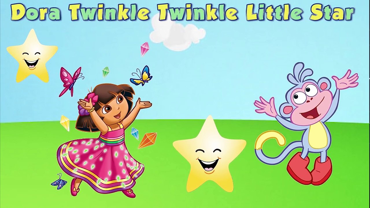 Dora the Explorer Twinkle Little Star | Funny cartoon Kids Songs Nursery Rhymes
