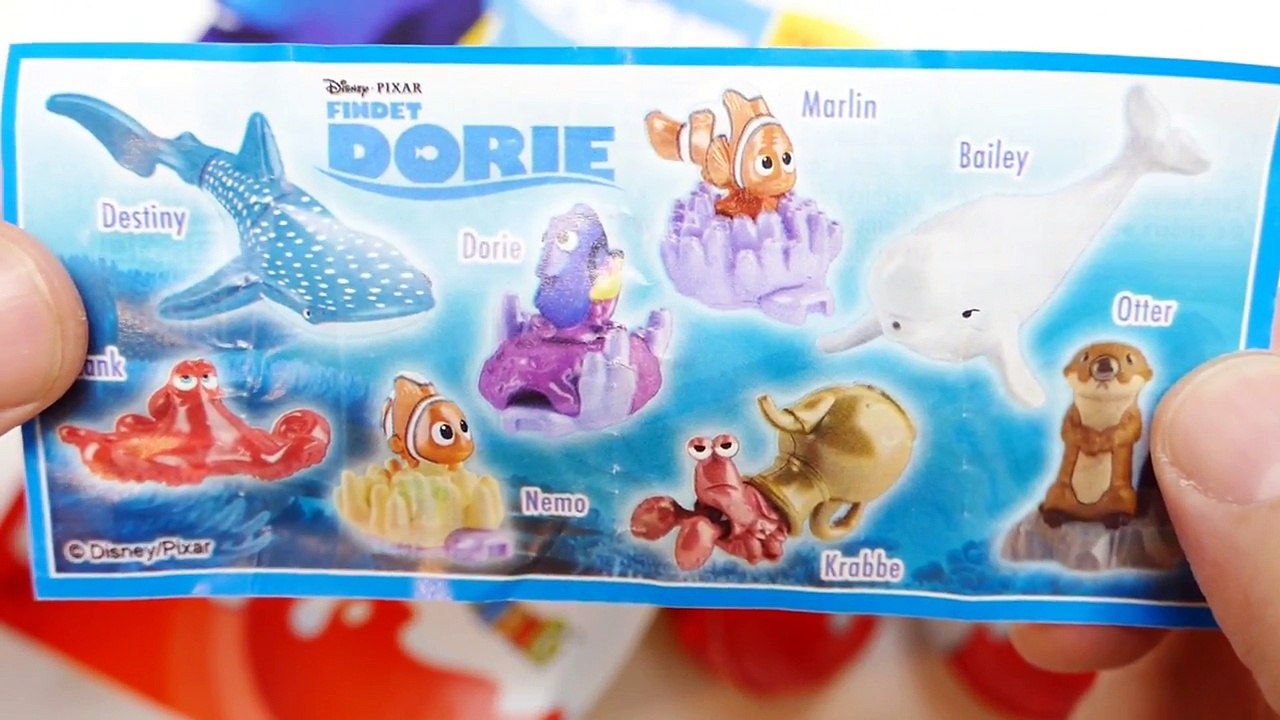 English Learning for Kids With Findet Dorie Kinder Surprise Eggs