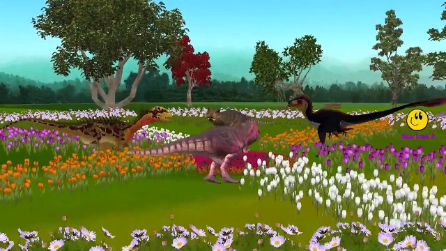 Dinosaurs Cartoon Singing And Dancing Ringa Ringa Roses Nursery Rhymes For Children