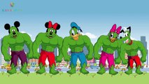 Mickey Mouse HULK Finger Family Songs - Nursery Rhymes Lyric & More - ABC Kids
