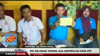 VIDEO Mantan Teman Ahok Bongkar Uang Gelap Demi 1 Juta KTP Untuk Ahok