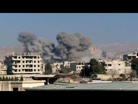 Airstrikes Target Rebel-Held Damascus Suburb of Arbin
