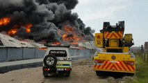 Large Fire Breaks Out at Durban Warehouse