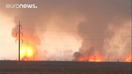 Ukraine: Mass evacuations after weapons depot blast