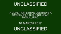 B-52 Bomber Aerial Footage- March 2017 Bombing ISIS Headquarters in Mosul