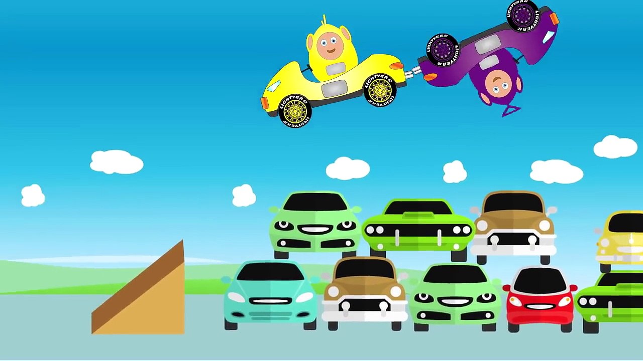 Kids Monster Trucks Compilation Sonic Vs Mario And Teletubbies Cartoon For Kids