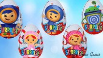 Animated Surprise Eggs with Team Umizoomi - Finger Family SONG - Nursery Rhyme