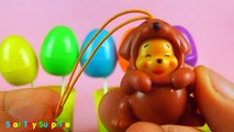 Play Doh Ice Cream Rainbow Kinder Surprise Eggs Disney Cars Minions Hello Kitty Winnie The