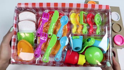 Huge PLAY DOH Picnic Adventure Playset Make Your Own Play Dough Food &