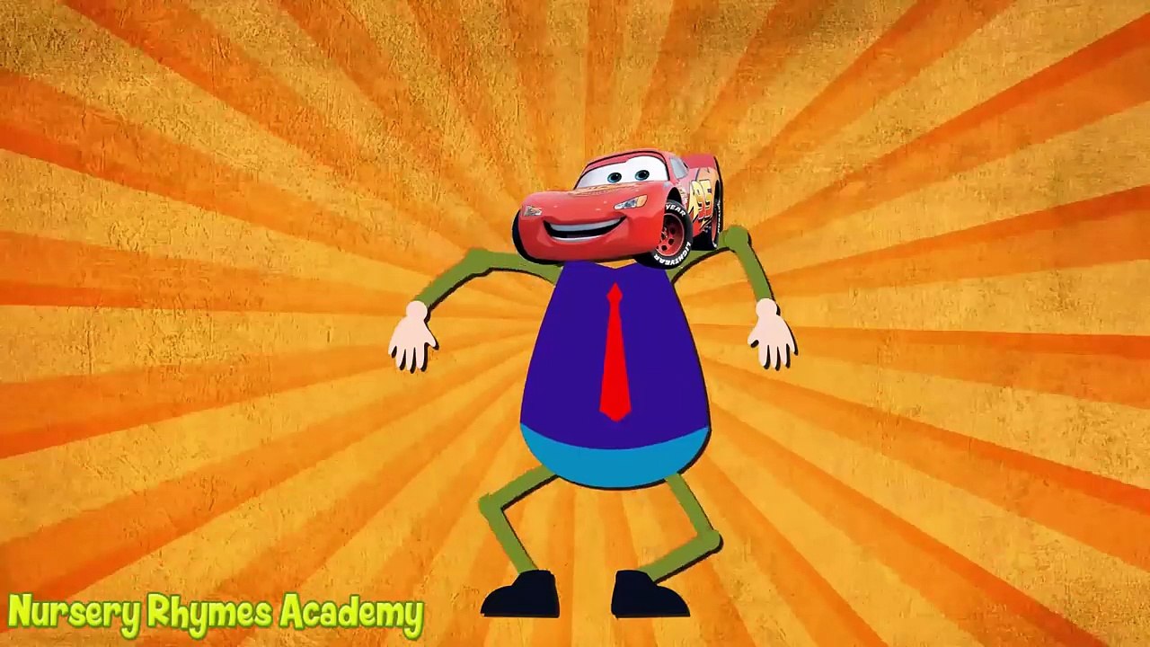 Lightning McQueen Cars The Finger Family song for kids, Nursery Rhymes with Disney Cars +