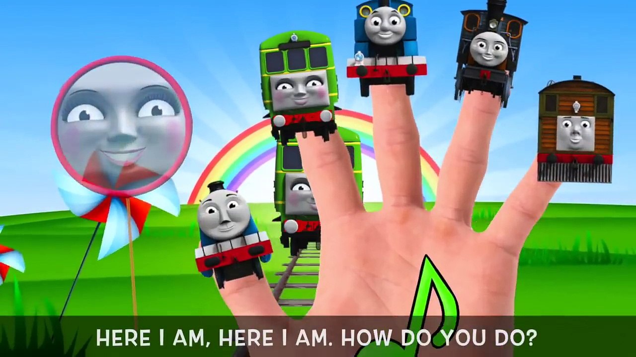 Thomas Finger Family Song Lollipops Nursery Rhyme