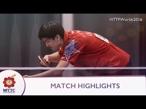 2016 World Championships Highlights: MICHELY Gilles v WANG Allen