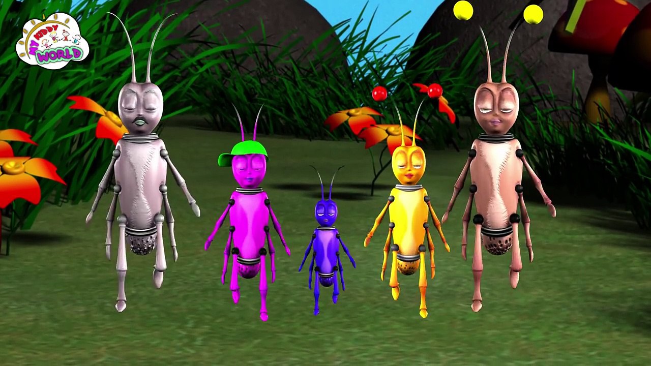 Животное муравей милый Папа Семья палец для Дети питомник рифмы |