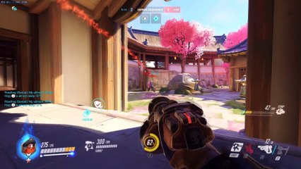 Overwatch: Satisfying triple headshot kill as Torbjörn