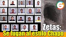 Zetas se fugan al estilo Chapo Guzmán de penal en Tamaulipas