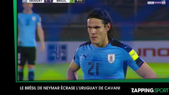 Zap Sport 24 mars : Edinson Cavani et l'Uruguay se font humilier par le Brésil de Neymar (vidéo)
