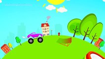 Learn Colors with Monster Trucks for Children, Teach Colours, Baby Kids Learning Videos