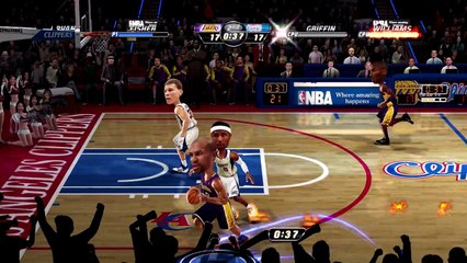 NBA JAM On Fire Edition Kobe  Lakers vs Griffin  Clippers Battle for LA