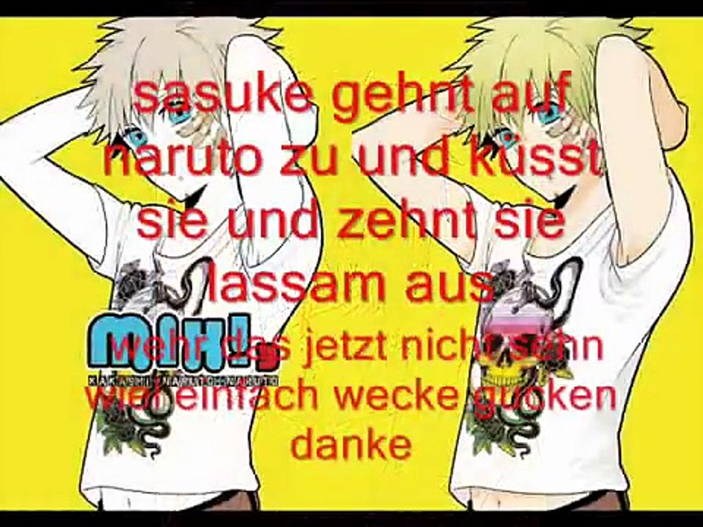 ⁣Я всегда более часть sasunaru liebe dich 1