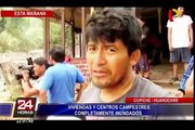 Huarochirí: vecinos de Cupiche claman ayuda tras desborde de río Rímac