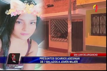 Download Video: Presuntos sicarios asesinan a balazos a joven en San Juan de Lurigancho