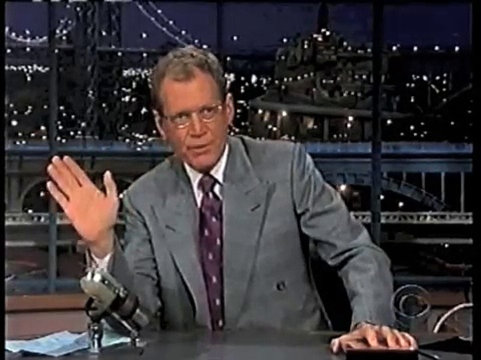 George Michael on Late Show, November 9, 1998