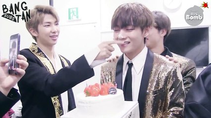 [ENG] BANGTAN BOMB- Happy Birthday to V @ KBS Song Festival 2016