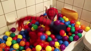 Spiderman and Pink Spidergirl vs Venom & Joker in Real Life - Fun Superheroes Movie!