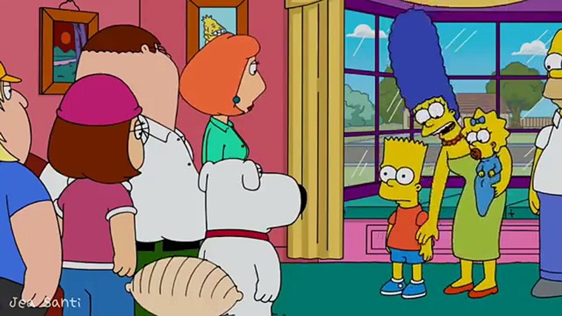 Family Guy Stewie meets Bart Simpson Dailymotion