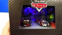 DISNEY CARS Exclusive Lightning Mcqueen Shu Todoroki Light Up Neon Racers new SDCC Toys -