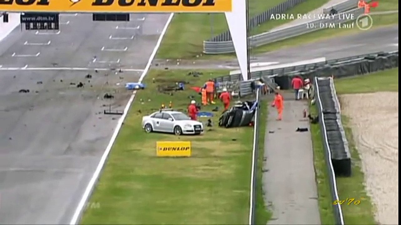 DTM Crash - Alexandre Prémat - Horror Crash (DTM Adria 2010)