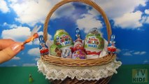 Large Easter chocolate eggs Kinder Surprise, Masha and bear, Frozen,