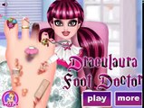 Monster High Full Episodes - Draculaura Foot Doctor Game - Monster High Episodes for Girls