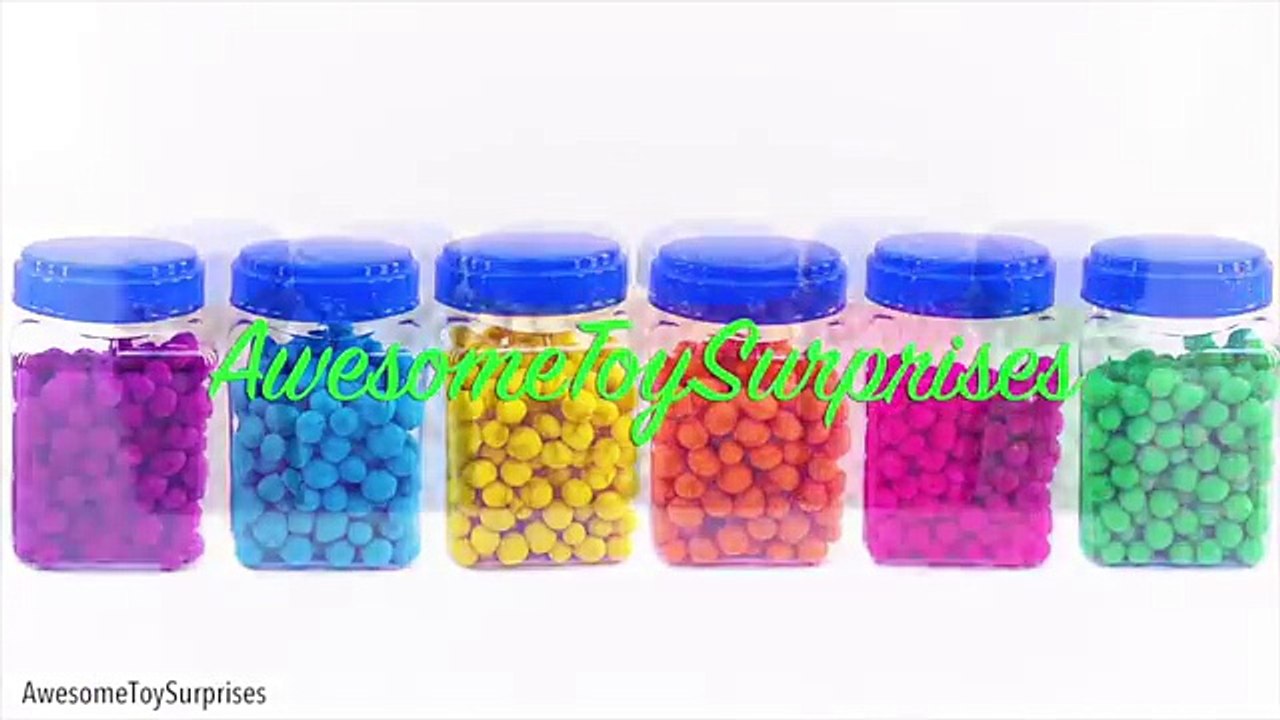 Цвета точек Яйца Узнайте играть-DOH сюрприз игр...