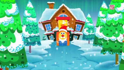 santa claus is coming down the chimney | Zeek And Friends Car Song For Kids
