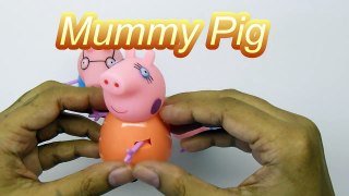 Meet PEPPA PIG and FAMILY Mommy Daddy George Peppa Toys Play