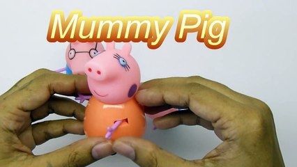 Meet PEPPA PIG and FAMILY Mommy Daddy George Peppa Toys Play