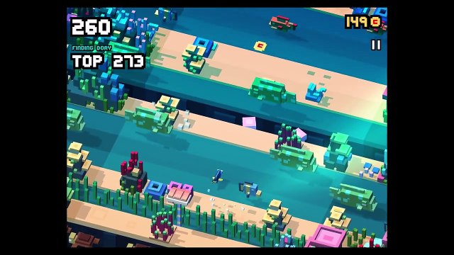 Disney Crossy Road NEW Character: Finding Dory - Nemo - iOS / Android - Gameplay Video